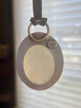 Load image into Gallery viewer, White Onyx Pendant with Brass Tulip Bezel and Sterling Silver Setting