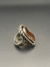 Load image into Gallery viewer, Fire Agate Sterling Silver Ring
