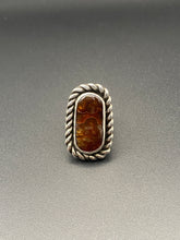 Load image into Gallery viewer, Fire Agate Sterling Silver Ring