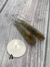Load image into Gallery viewer, Golden Sunstone Sterling Silver Earrings