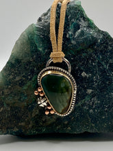 Load image into Gallery viewer, Polychrome Jasper Necklace Set in Sterling Silver with Copper and Brass Accents