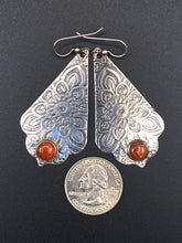 Load image into Gallery viewer, Bohemian Sunstone Earrings Sterling Silver
